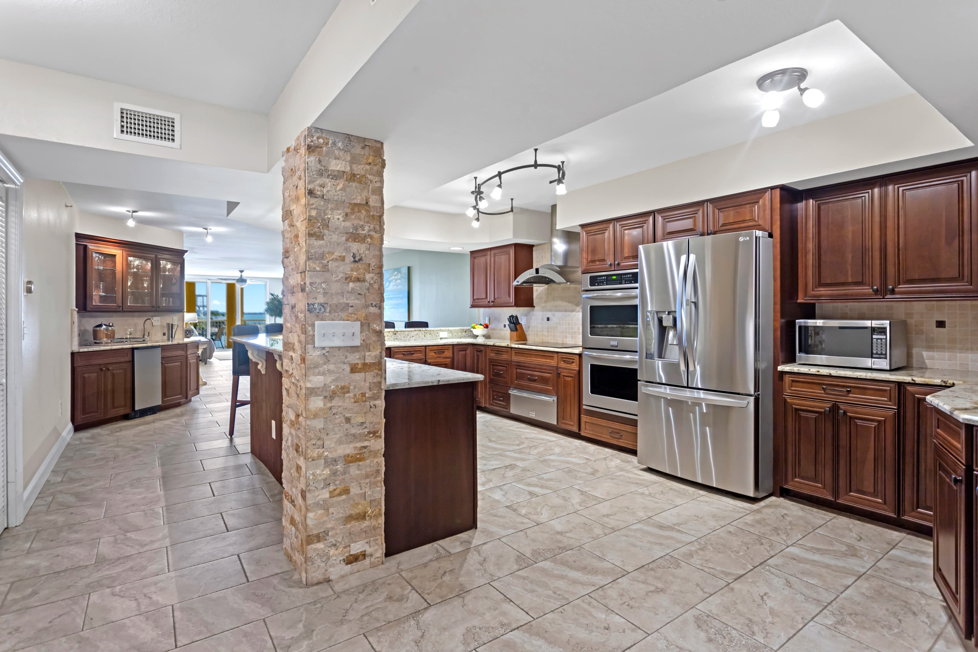 Kitchen at 5353 Gulf Blvd Apt B103